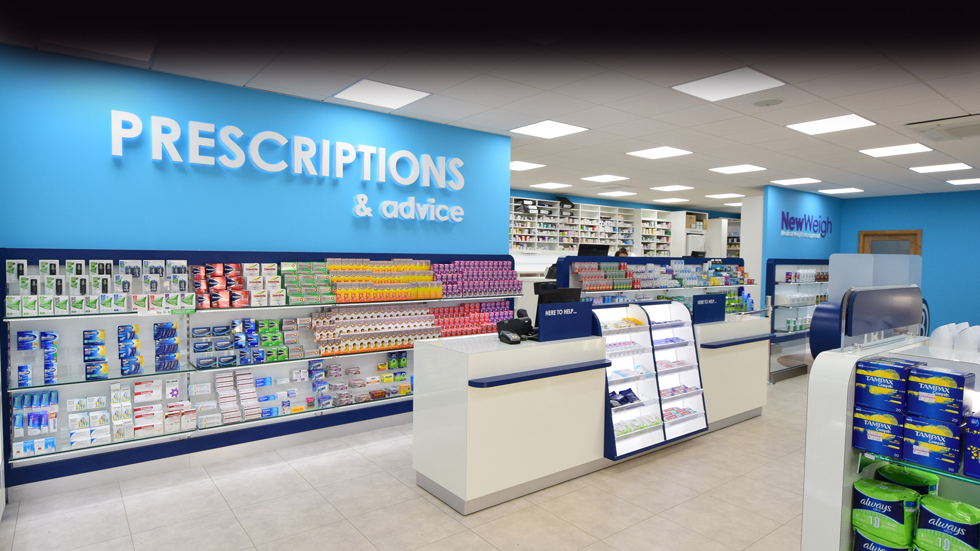 Shopfitters Pharmacies, Retail & Cosmetic Refits Ashley Martin
